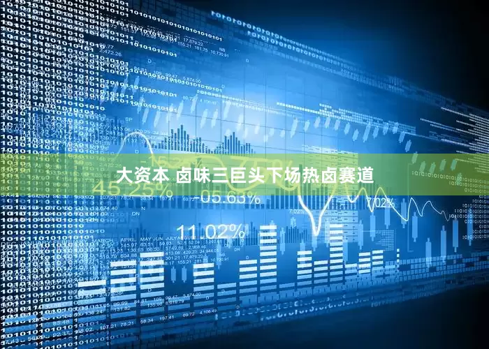 大资本 卤味三巨头下场热卤赛道
